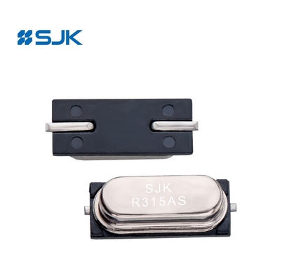 Resonador de sierra HC-49SMD con tolerancia de comunicación de 433,92 MHz ± 75KHz