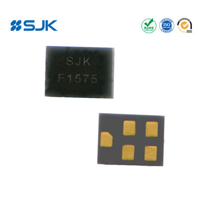 Filtro SAW de 1411 1582.4MHz con un ancho de banda de 31.24MHz para aplicaciones GPS, COMPASS, Glonass y Beidou