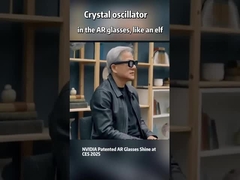 Oscilador de cristal utilizado en gafas AR