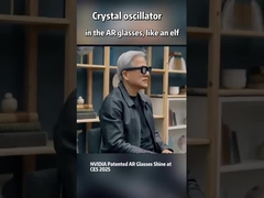 Oscilador de cristal utilizado en gafas AR